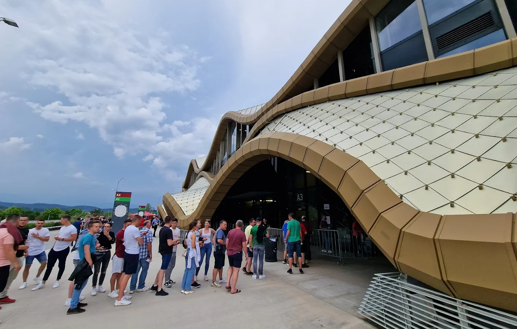 Arena Stožice - vhod