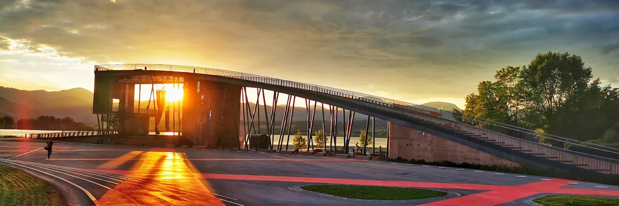 VISTA Park Velenje – sodoben prireditveni prostor Pogled na VISTA Park ob Velenjskem jezeru